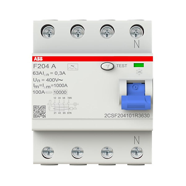 ABB FI-Schutzschalter pro M Compact F204A-63/0,3